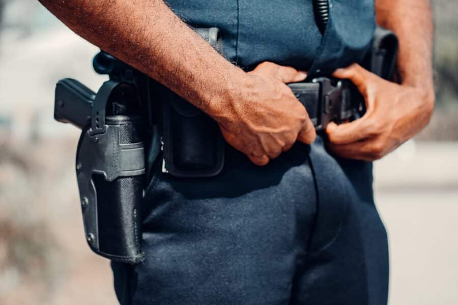 policial de segurança pública