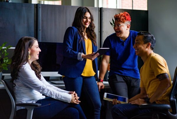 equipe fala sobre comunicação interna