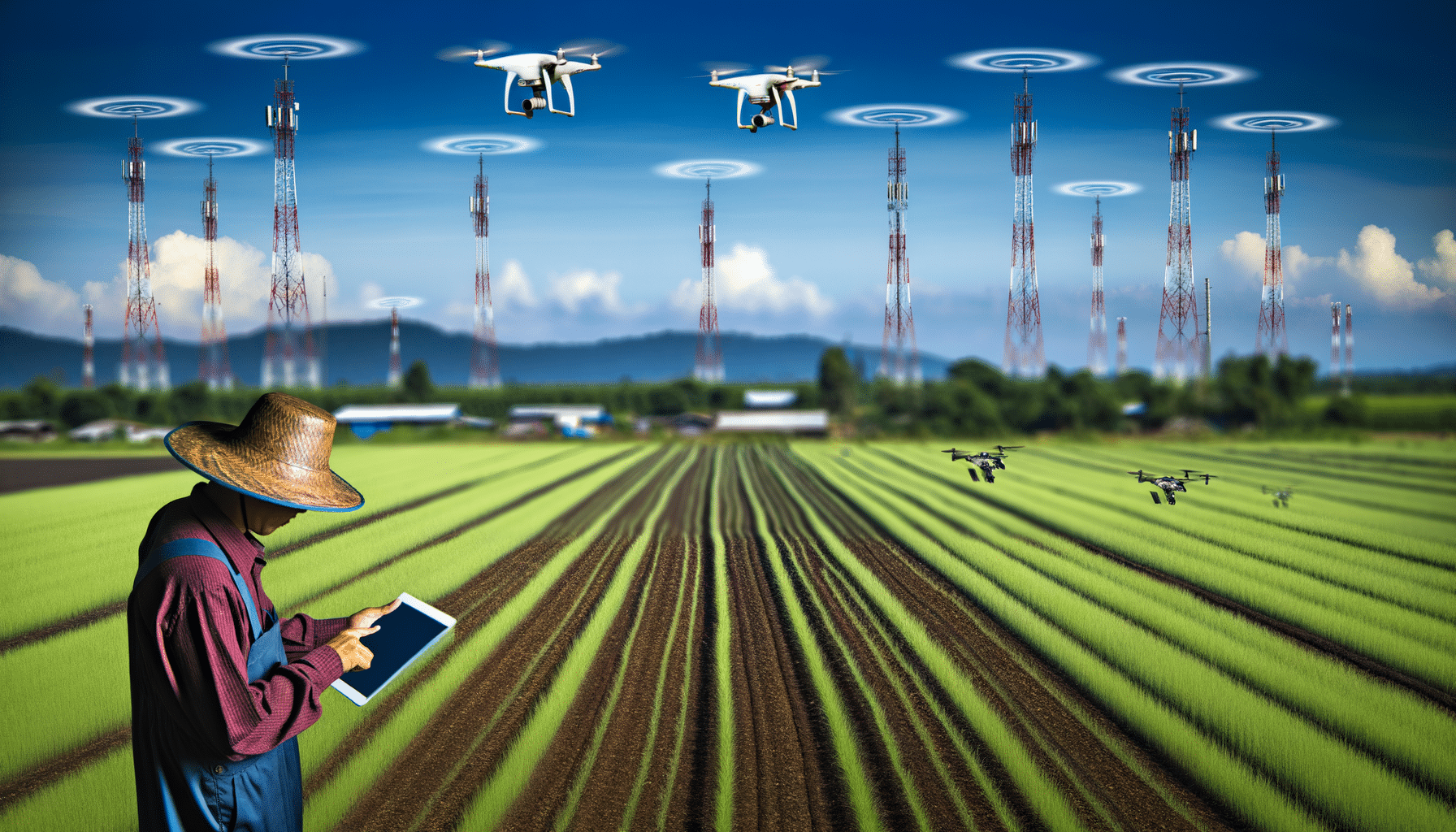 O impacto do LTE nas comunidades agrícolas rurais