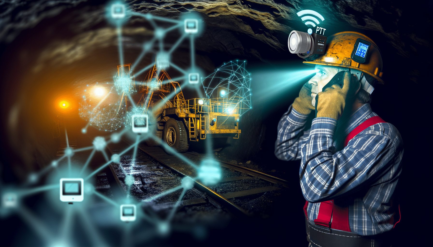 Push-to-Talk na Indústria: Soluções para ambientes de mineração desafiadores